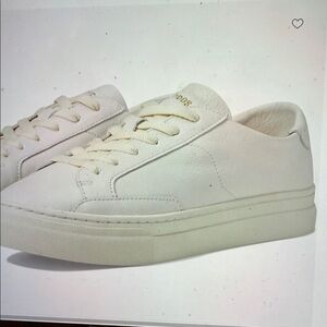 Souldos Ibiza platform sneaker. Like new, worn once. White, almost cream color.